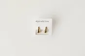 Gold Tear Drop Earrings — EM Studio