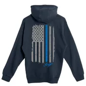 Back the Blue Zip Up Hoodie