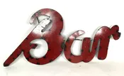 BAR SIGN CURSIVE