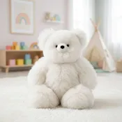 15" Alpaca Stuffed Bear