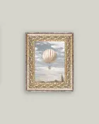 Air Balloon Art Print in Picture Frame