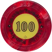 100 KSH (Kenya Shilling) Casino Paradise Jeton From Nairobi Kenya