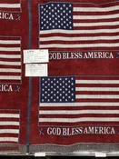 010926-F-U Patriotic theme tapestry, 3-1/4 yd x 56" — FabMo