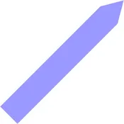 0.75in X 5in Poly TT Pot Tag 3in Core. Purple – PMS 2645C.  2000 tags/Roll. 3 Rolls/Case. 6000 Tags/Case. Sold By Case.