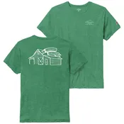 Creekside T-Shirt, Heather Kelly Green