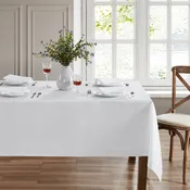 Alison Eyelet Punched Border Fabric Tablecloth