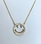 Open Happy Face Pendant