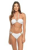 Allison Lace-Up Halter Bikini Top