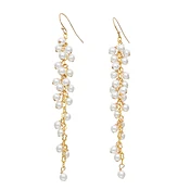 Pearl Reverse Cascade Earrings