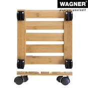 11.4" Square Bamboo Plant Caddy