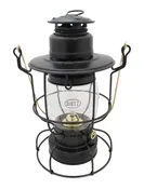 Dietz Watchman Railroad Oil Lantern Black with Gold Trim (69883)
