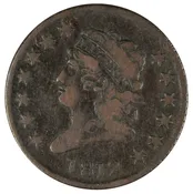 1812 Large 1c ANACS F15 — Sam Sloat Coins