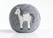 12" Rnd Unicorn Pillow Cotton