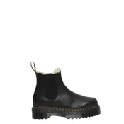 ^Dr. Martens 2976 AirWair Faux Fur Lined Pull-On Air-Cushioned Sole Ankle Boots, Size 8