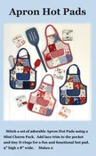 Apron Hot Pads Downloadable Pattern