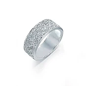 5-Row Milgrained Wedding Band