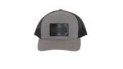 Heather Gray Hat W/ Black Engraved Patch