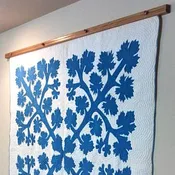 73-80" Custom Quilt and Rug Hanger - Several Finishes - Original