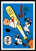 1914 Braves/A's Card 1970 Fleer Laughlin World Series Blue Backs #11