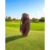 Brindle Cowhide Leather Golf Bag
