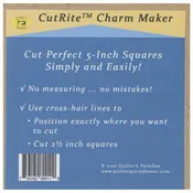 Cut Rite Charm Maker - Quilter's Paradise