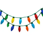 8 Feet Multi color Bulb shape design Garland