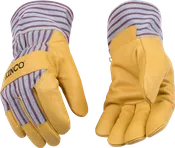 Kinco 1927®Lined Grain Leather Palm w/Safety Cuff - Men's