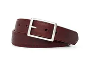 5-Pocket American Bison Belt with Antique Silver Buckle