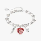 80s Rock Star Charm Chain Bracelet