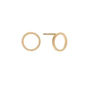 PRYSM ELY CIRCLE STUDS EARRINGS GOLD
