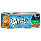 9 Lives Cat Food 5.5 oz. Can Super Supper