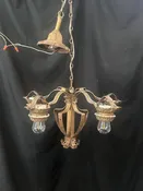 5 Light Bronze Chandelier