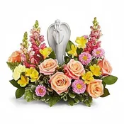 Angelic Bloom - Angel Keepsake Floral Arrangement