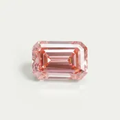 1.05 Carat Pink Emerald Cut Lab Diamond