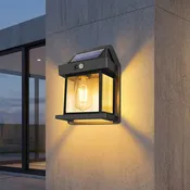 Vintage Solar Wall Lights Outdoor with Motion Sensor