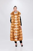 CANADIAN RED FOX VEST — The Fur Source of NY