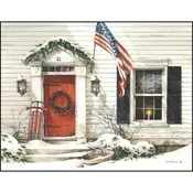 21 Main Street By John Rossini Art Print - 12 X 16