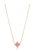 16" Necklace Gold - Signature Cross
