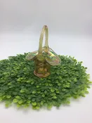50th Anniversary Hand Painted Iridescent Basket