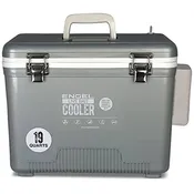 Engel Coolers Livebait Cooler 19Qt Silver With Lithium-Ion Rechargeable Aerator + Net LBC19S-PRO