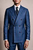 4-Season Windowpane Suit