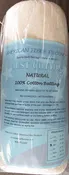 100% Cotton Batting Twin Size - Natural