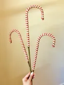 29" COUNTRY STRIPE CANDY CANE X3