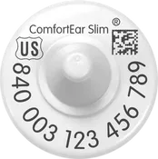 Datamars USDA Comfort Ear Slim TE HDX EID Tags in bag of 25
