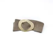 Abstract Gold Buckle Belt