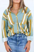 PawPaw's Retro Pistachio Button Down