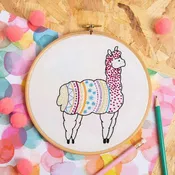 Alpaca Embroidery Kit