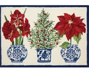 Chinoiserie Christmas Rug