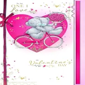 Bears On A Bicycle One I Love Handmade Valentine\’s Day Card