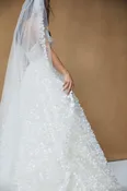 3D Flower Bud Veil